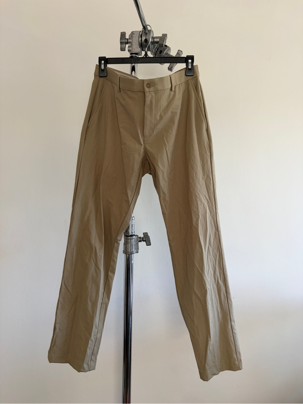 Michael Kors Lightweight Khaki Pleated Chinos